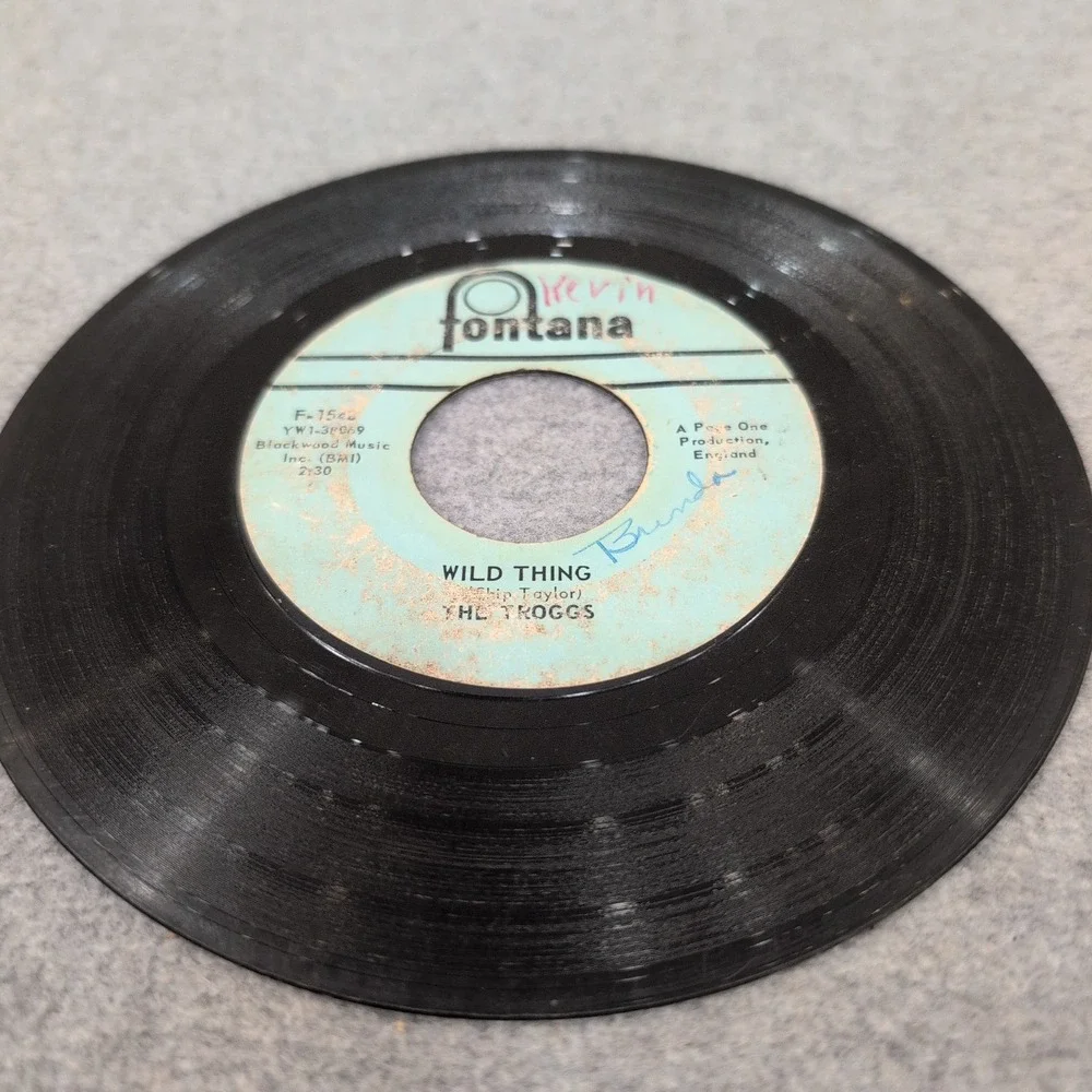 The Troggs Wild Thing From Home 45 RPM 7 Vinyl Single Fontana F-1548 1966 - Picture 4 of 4